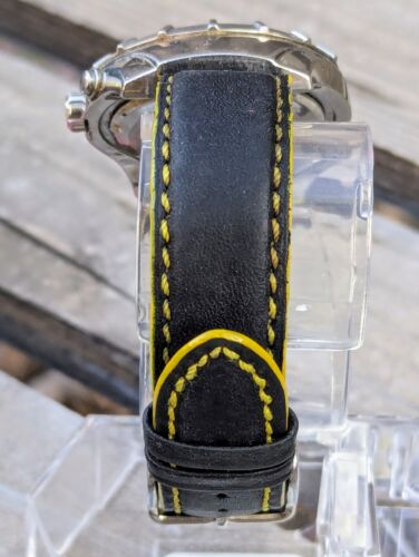 Seiko Kinetic Watch 5M42-0F19 Yellow Dial - Picture 4 of 12