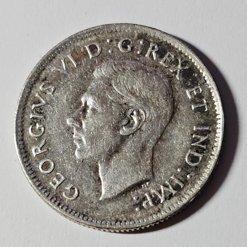 ML 1947 - ALTA CALIDAD - Canadá 25 veinticinco centavos plata - combinar - C25-386 - Imagen 3 de 5