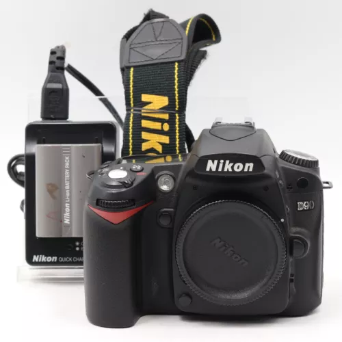 Nikon D90 12.3MP DSLR Camera Body(Shutter count:15,600) [Exc+5]