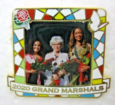 2020 ROSE PARADE GRAND MARSHALL PIN RITA MORENO GINA TORRES LAURIE HERNANDEZ