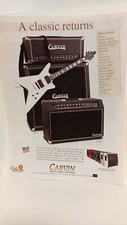 CARVIN GUITARS AND AMPLIFIERS PRINT AD.   11X8.5 - PRINT AD.  6