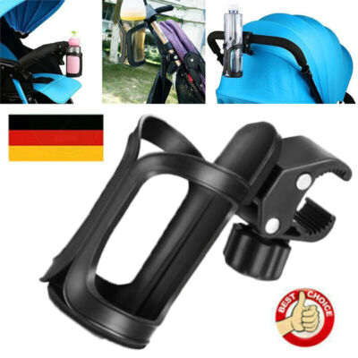 Einstellbar Becherhalter Flaschenhalter für Rollator Rollstuhl Kinderwagen