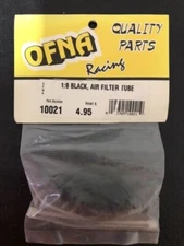 OFNA # 10021 1/8 Black, Air Filter Tube