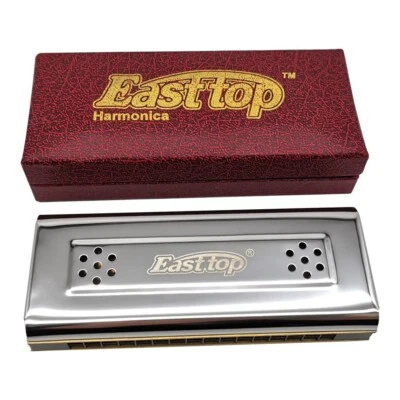Easttop 16Hole Double-sided Double-tone Harmonica Advanced Ctone Gtone Harmonica