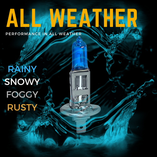 H1 100w Xenon Super White Halogen Car Bulbs 448 Spot Headlight Fog Light Bulb - Picture 8 of 18