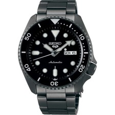 MONTRE SEIKO HOMME 5 SPORT AUTOMATIQUE SRPD65K1 CADRAN NOIR - GARANTIE - PRIX...