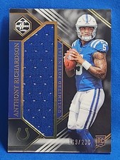 2023 Panini Limited Anthony Richardson Unlimited Potential Jersey Patch 169/200 