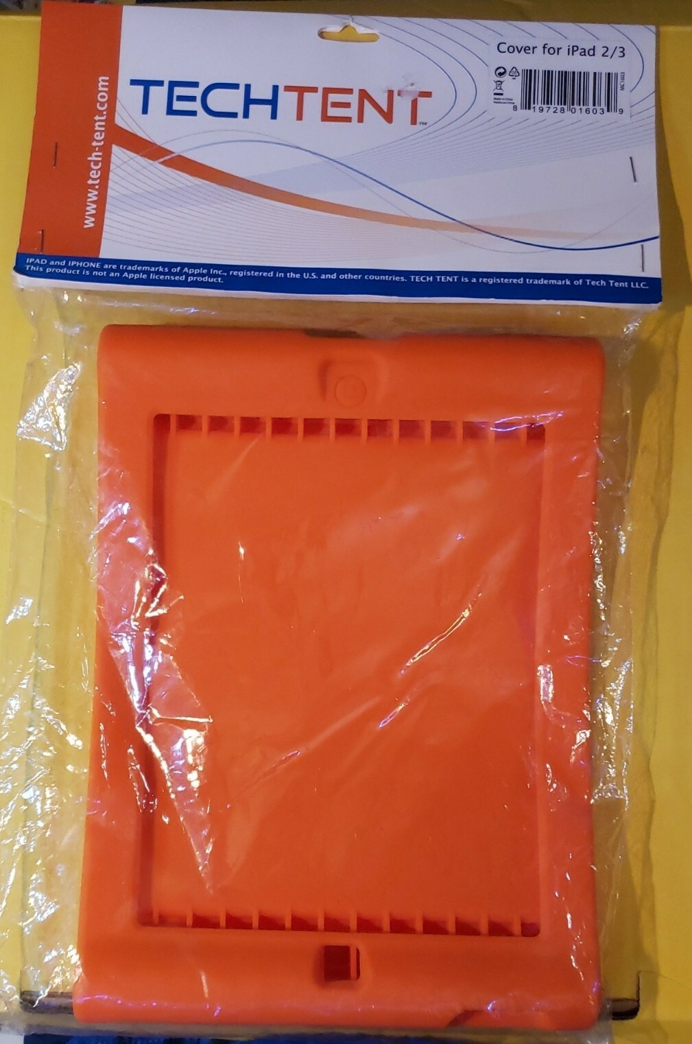 iPad 2 3 Shockproof Silicone Case in Vibrant Orange by TechTent-image