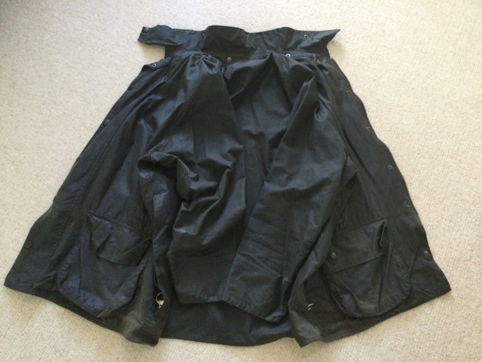 Classic Barbour Beaufort Wax Jacket in Green C48 122cm eBay