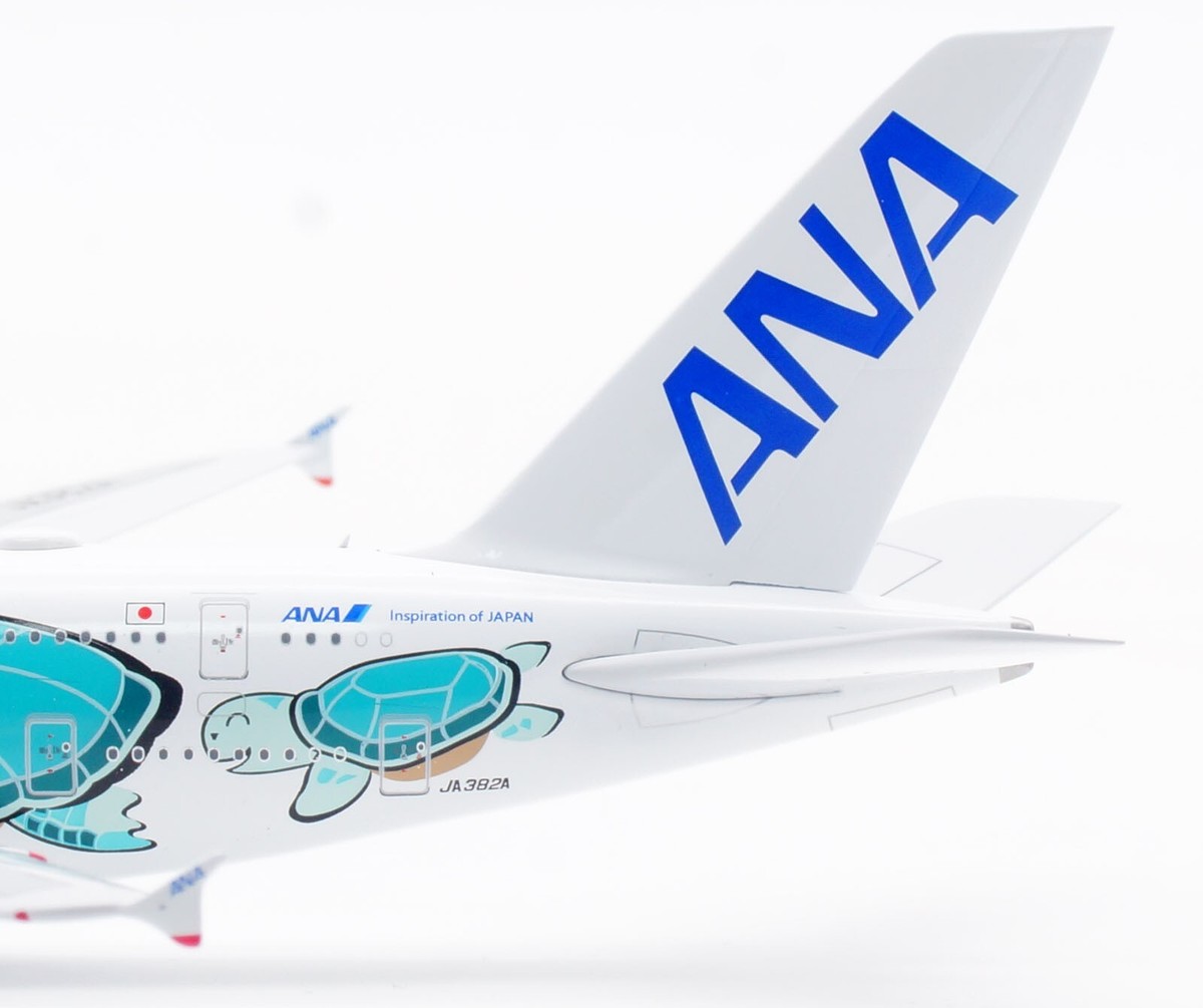 Aviation 1:400 ANA Flying Honu Livery Airbus A380 Diecast