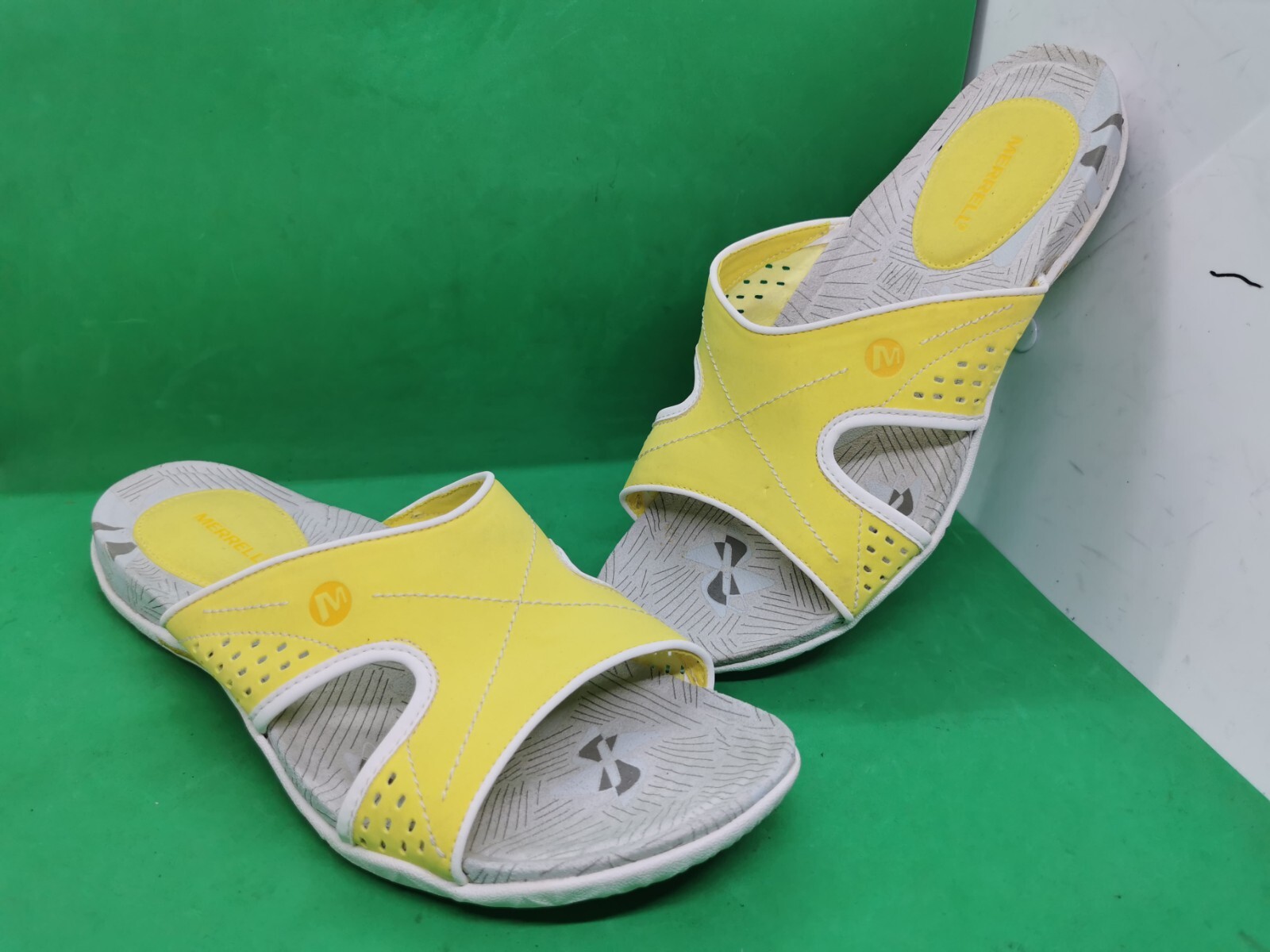 Sandali infradito gialli Merrell Lorelei Slide donna taglia 9 comfort