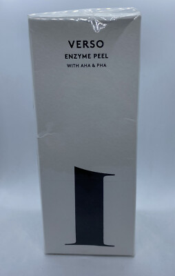 Verso #1 Enzyme Peel With AHA&PHA 1.7oz Sealed