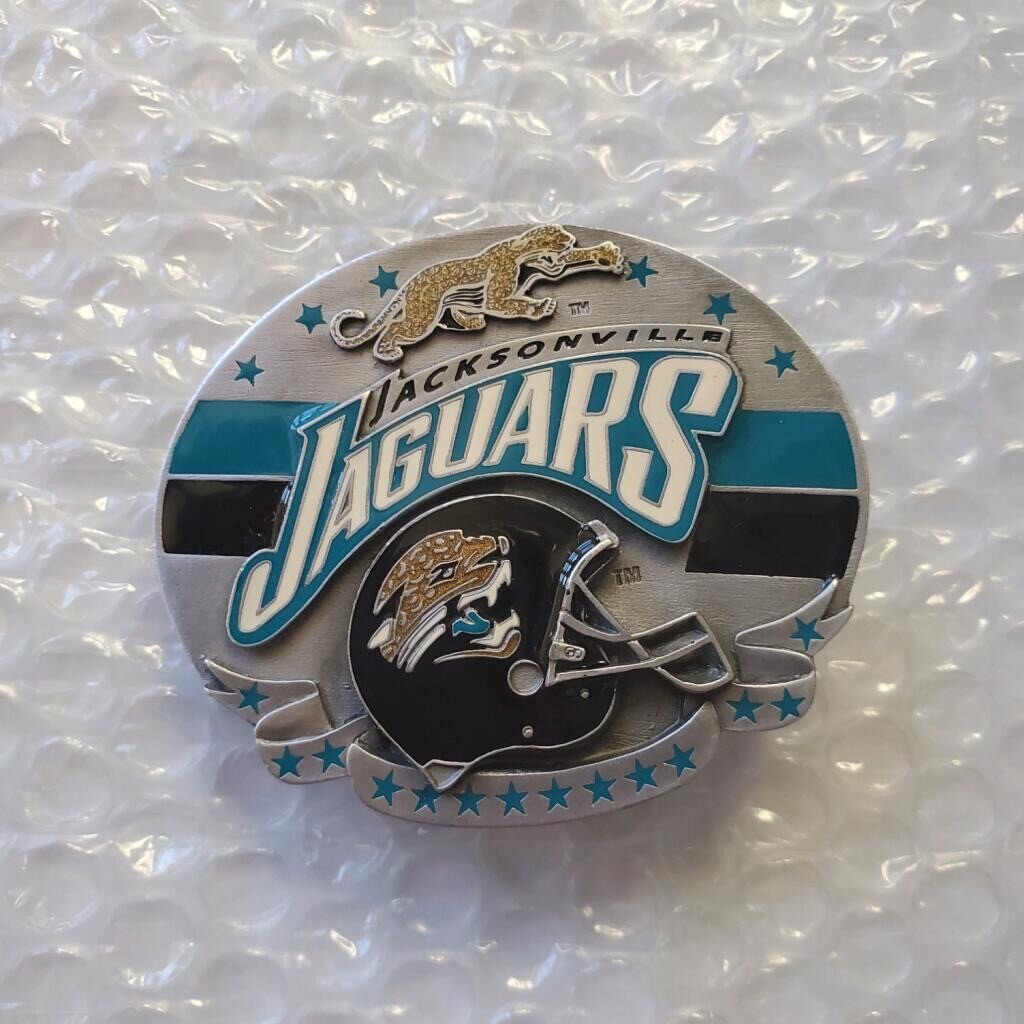 1995 Siskiyou NFL Jacksonville Jaguars Belt Buckle Limited Edition 2535