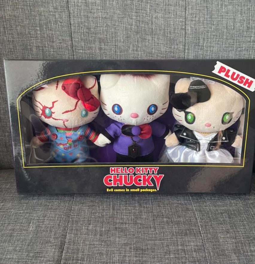 Hello Kitty Chucky ぬいぐるみ3体セット HELLO KITTY CHUCKY TIFFANY GLEN Plush Set UNIVERSAL STUDIOS