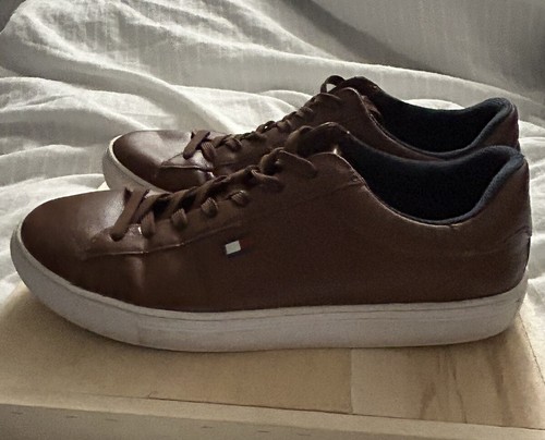 Tommy Hilfiger Men's Brown Brecon Cup Sneaker Shoes Size 11