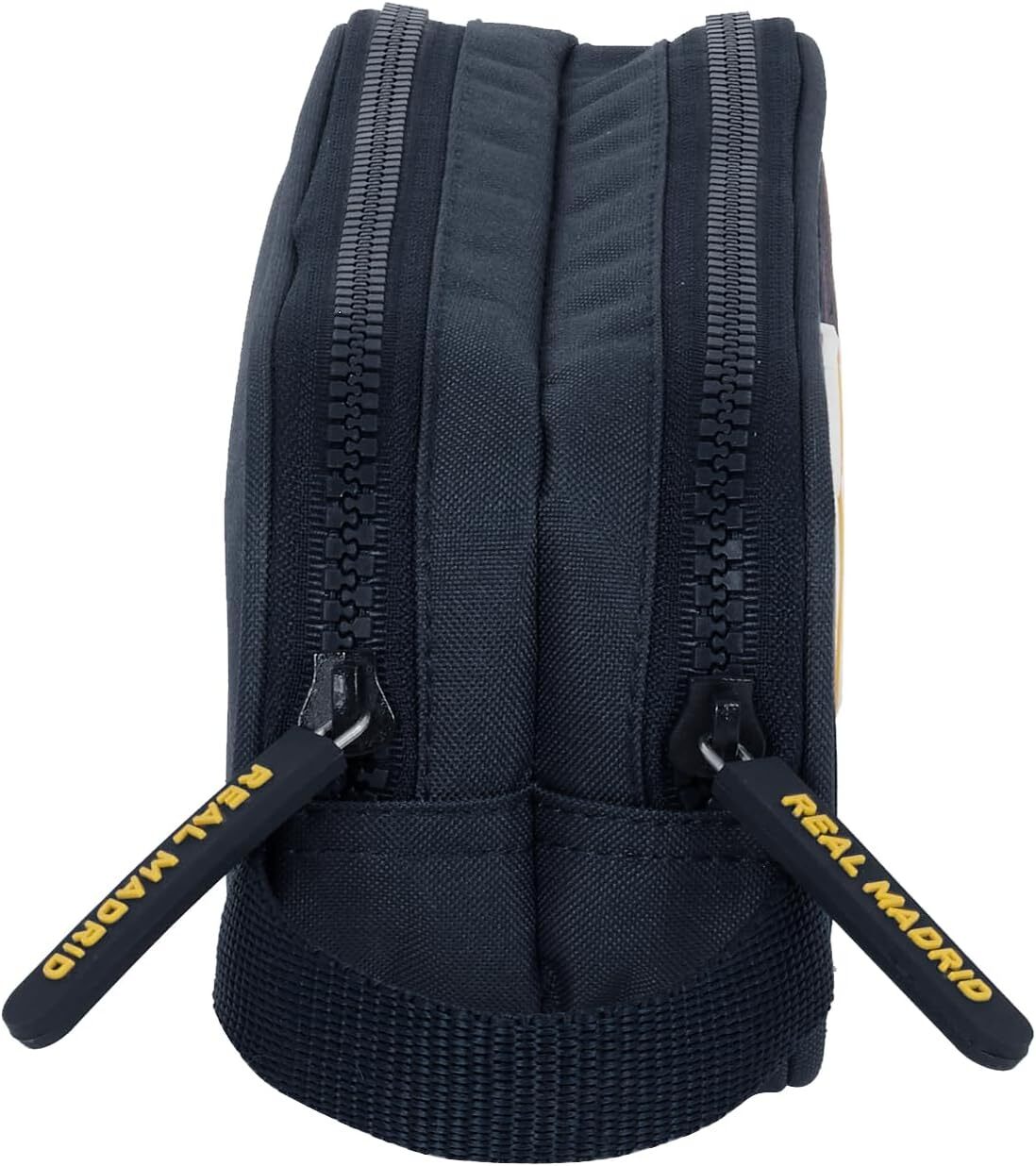 SAFTA Real Madrid 2ª EQUIPACIÓN 24/25 - Mochila Grande con Ruedas, Compacta, Extraíble, Ideal para Niños de Diferentes Edades, Cómoda y Versátil, Calidad y Resistencia, 33x22x45 cm, Color Azul Marino