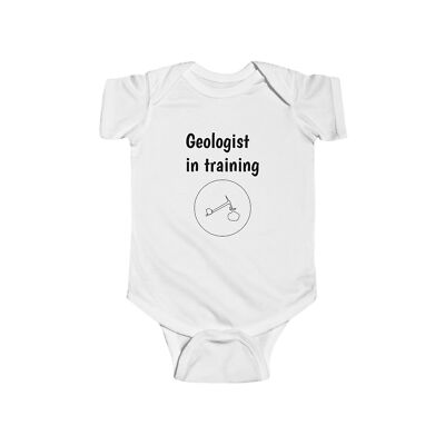 Geologist in Training Infant Bodysuit, Mining, Baby Outfit