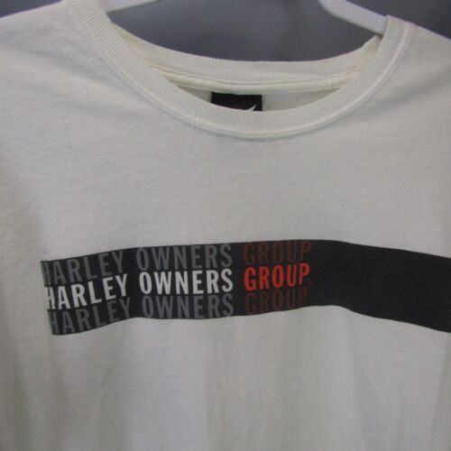 Harley Davidson Owners Group Langarm T-Shirt Herren Gr. M Hanes Beefy Tee - Bild 2 von 10