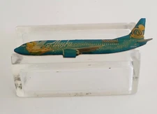 ALASKA AIRLINES DISNEYLAND 50TH ANNIVERSARY JET (TINER BELL) LE PIN-FREE SHPG! 
