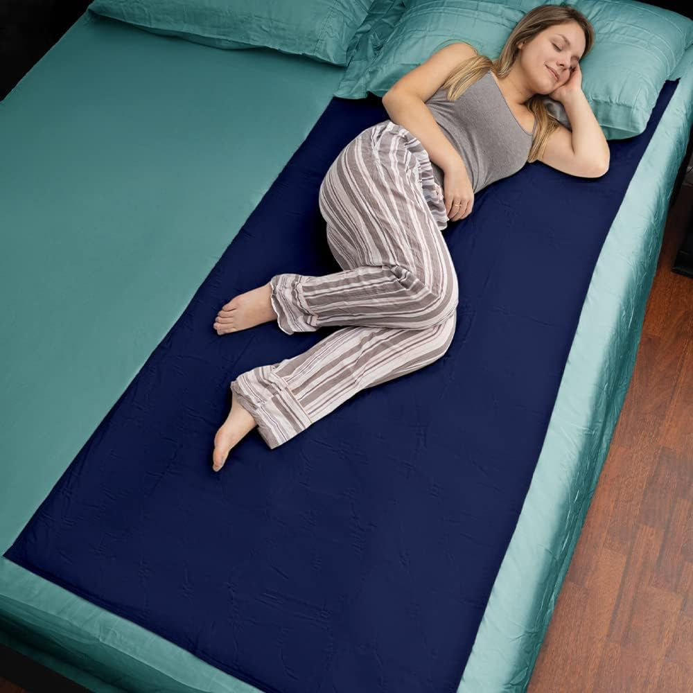 Waterproof Mattress Pad, Dark Colored to Hide Stains, Oversized 34