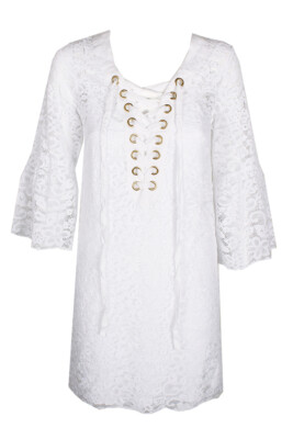 Kensie White Lace Three-Quarter-Sleeve Shift Dress S | eBay Kensie White Lace Three-Quarter-Sleeve Shift Dress S | eBay