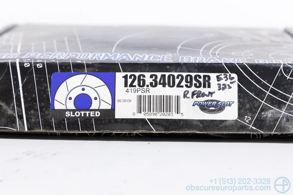 Juego de rotor de freno delantero ranura eléctrica NOS para BMW E36 E46 E85 328i Z3 Z4 1990-2008 Foto 3 de 4