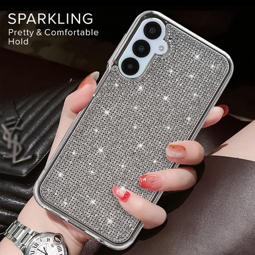 For Samsung Galaxy A15 A25 5G - Full 3D Bling Rhinestone Crystal Cover Case - Picture 35 of 36