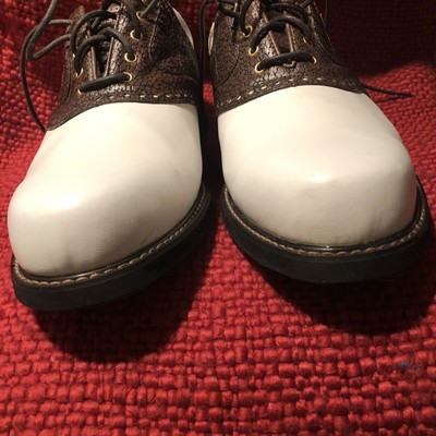 Mens Bermuda Sands Golf Shoes Size 9 1/2 Brown And White | eBay display picture 3