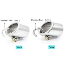 Stainless Steel Male Chastity Device Puncture Cage Men Metal Piercing Hook CC058