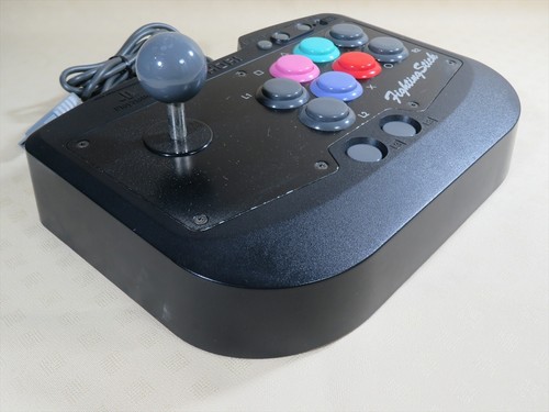HORI Fighting Stick ps Japan controller sony ps1 ps2 tested Joystick playstation - Picture 17 of 24
