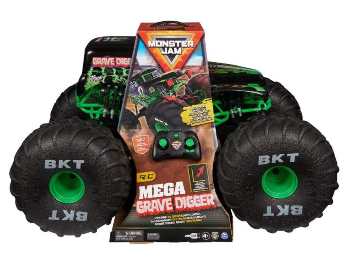 Monster Jam, Mega Grave Digger All-Terrain Remote Control Monster