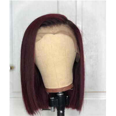 burgundy bob wigs