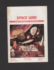 Space War Atari MANUAl ONLY Authentic
