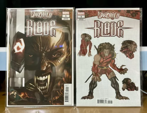 Darkhold: Blade #1 1:25 Suayan Ratio & 1:10 Tormey Design Ratio Variants (NM)