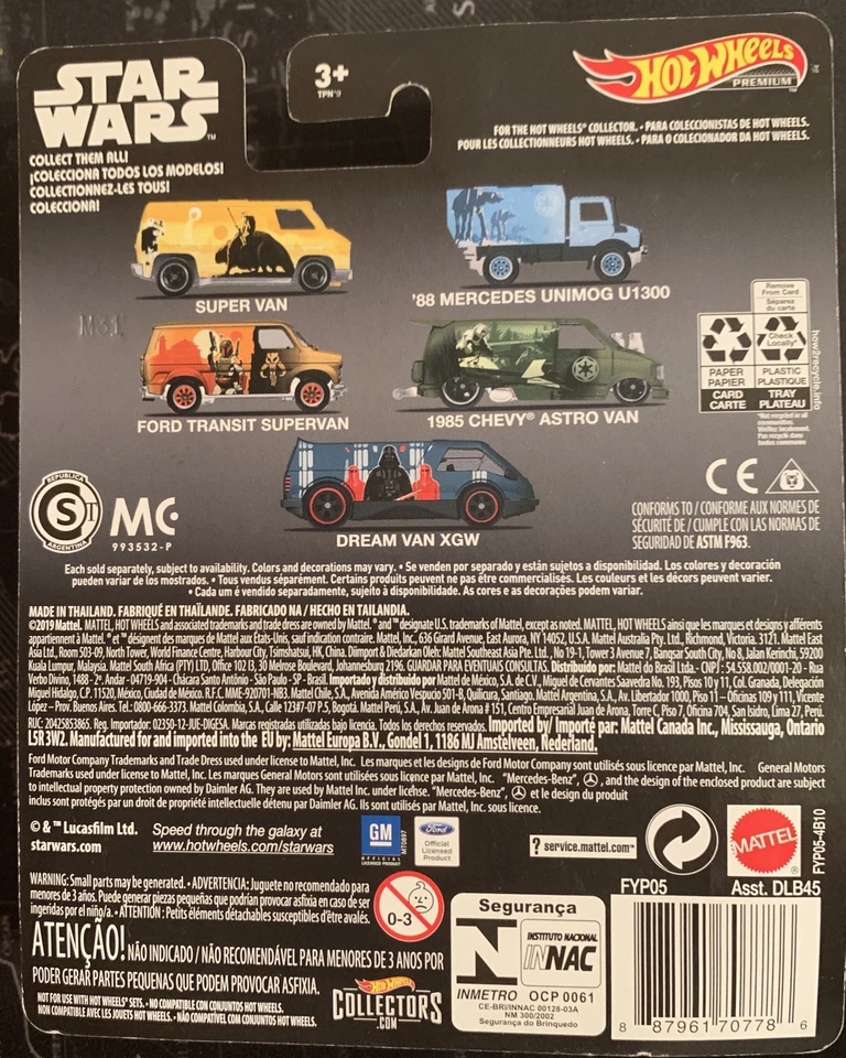 Mercedes Unimog U1300 2019 Hot Wheels Premium, Pop Culture, Star Wars '88 FYP05 Foto 2 de 2