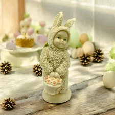 Dept 56 Snowbabies / Snowbunnies "A Basket of Cheer"  No Box