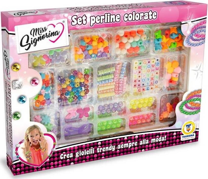 Teorema: Miss Signorina - Perline Colorate Assortite - Window Box -