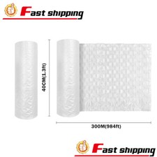984ftX16" Air cushion machine film small Bubble Pillow Packaging Padding 2 Roll