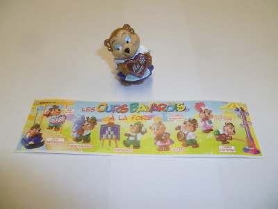 Kinder series Bavarian bears at the fair - KATI MIDE with blue apron with BPZ