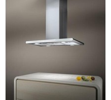Cappa Cucina 90 cm Elica Aspirante Isola Acciaio GALAXY ISLAND WHIX/A/90X45