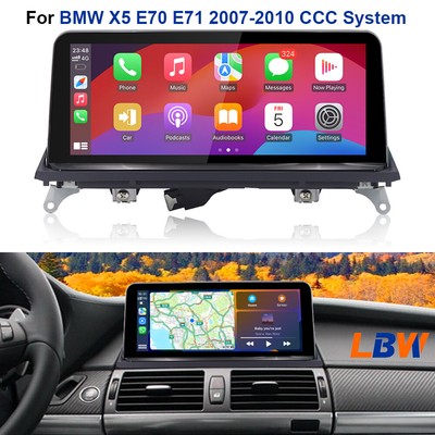 For BMW X5 E70 E71 2007-2010 CCC System 10.25'' Car Linux Screen Stereo Player