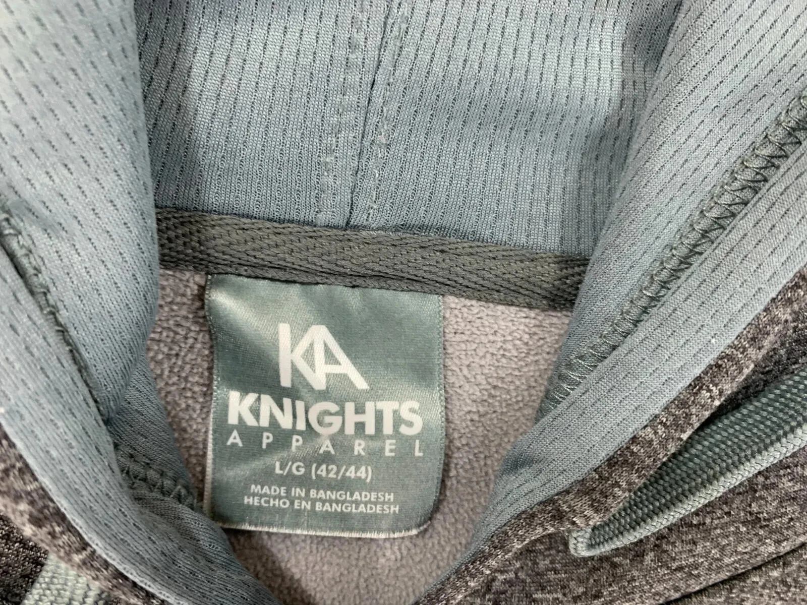 VETEMENTS Felpa con cappuccio calcio Nebraska Cornhuskers Campus (Grande Uomo) grigia