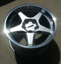 C4 Zr1 Silvermachined Lip Corvette Wheels  17x9.517x11 1988-1996 C4camaro
