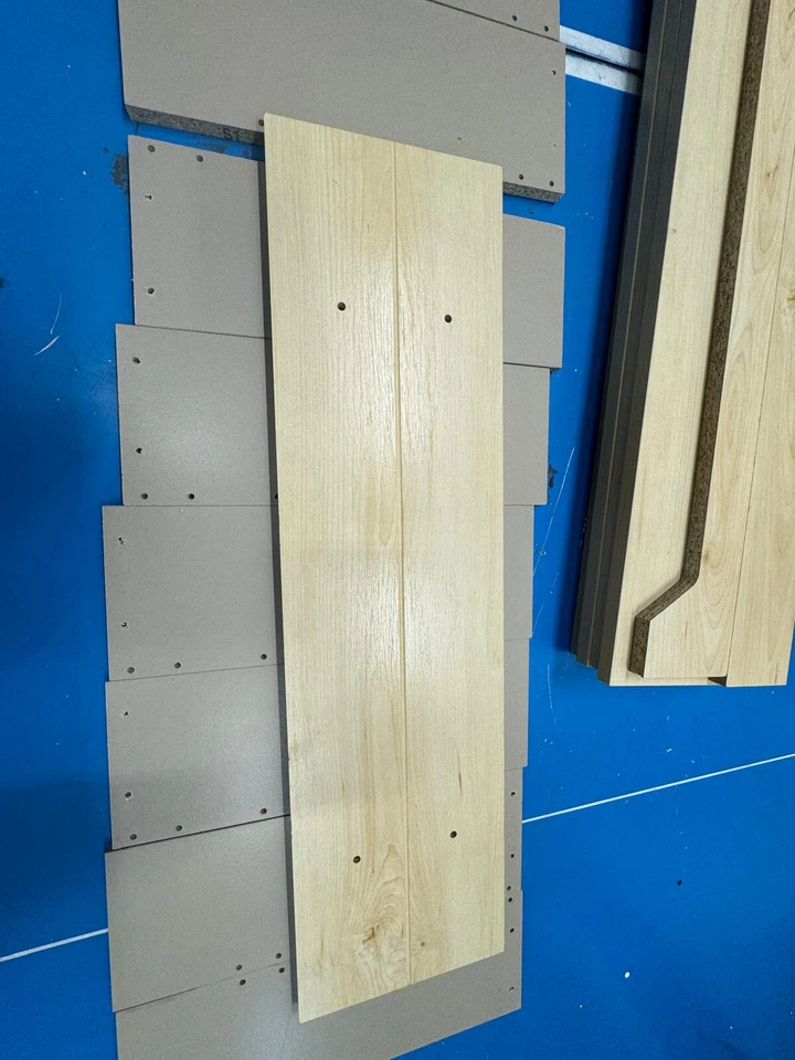 South Shore Furniture VITO 5 cajones cómoda, marrón ceniza natural Foto 3 de 4