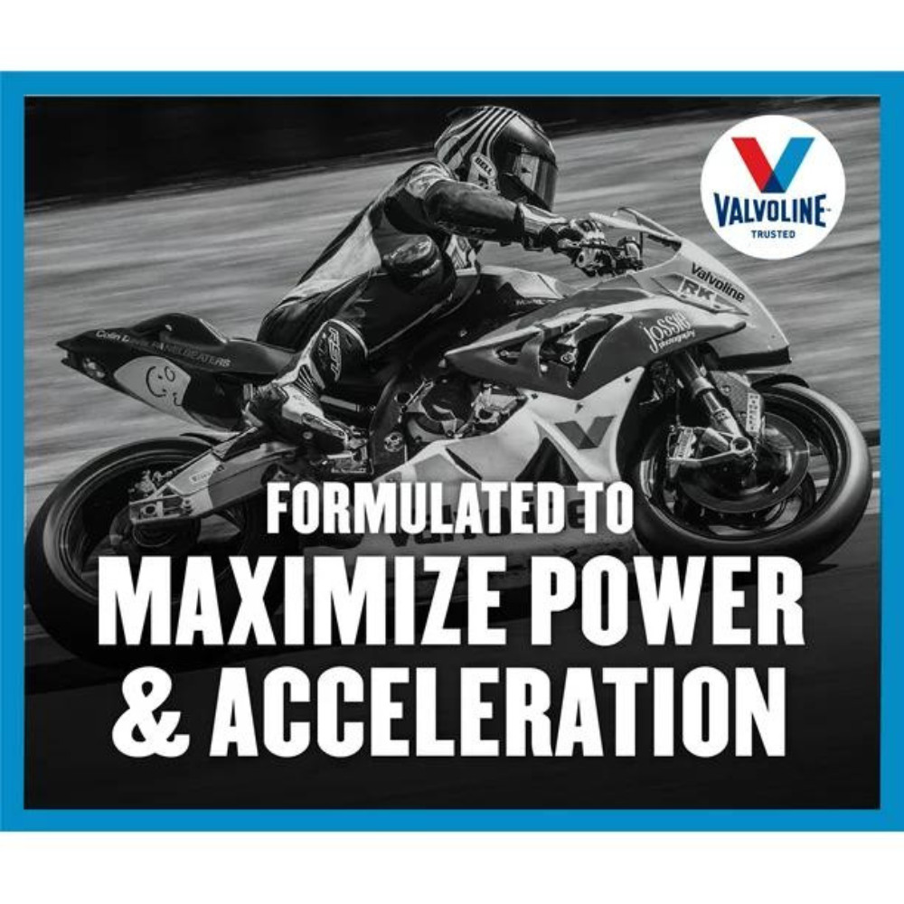 Valvoline 4-Stroke Motorcycle 10W-40 Conventional Motor Oil, 1 Quart, Pack of 3