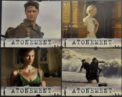 Atonement 2007 Original 11X14 UK Lobby Karte Set Keira Knightley James Mcavoy