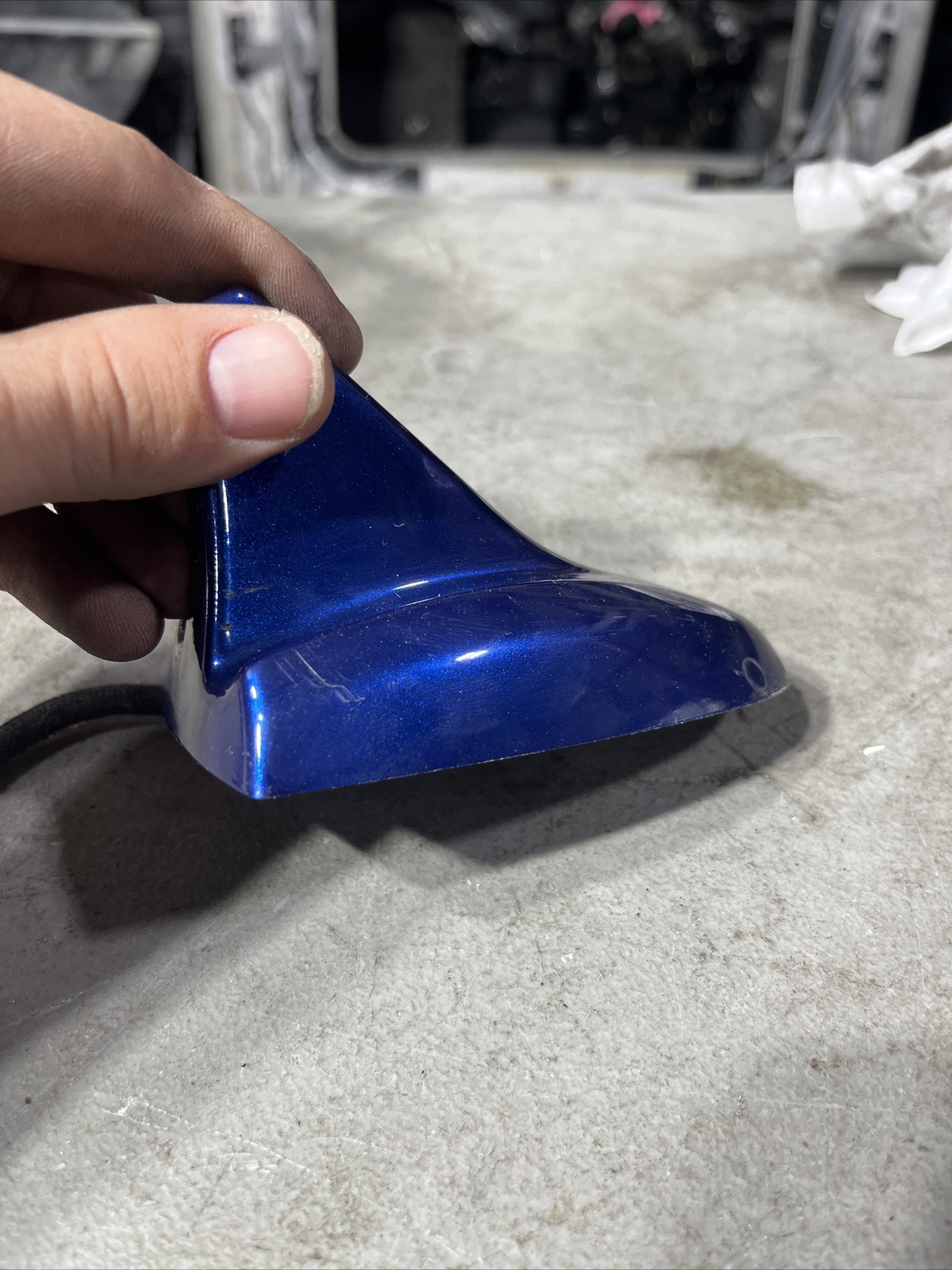 14-16 Maserati Ghibli M157 Shark Fin Radio Antenna Blue OEM