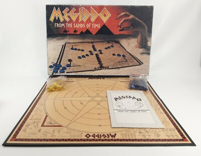 Vintage 1985 Global Games Megiddo From the Sands of Time Strategy Board Game 