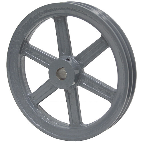 5.95 OD 1-3/8 Bore 2 Groove Pulley 1-2BK62-I - Picture 1 of 1