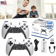 128G 4K HDMI TV Video Game Stick Retro Gaming Console 2Wireless Controller US
